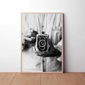 Vintage Camera Wall Art Photo Poster Print Canvas Light Box